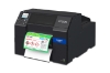 Epson ColorWorks C6500P Color Inkjet Label Printer - 8" w/ Peel & Present (Matte)