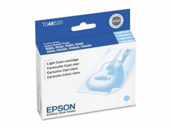 Epson Ink Light Cyan for Stylus Photo R200, R220, R300, R320, R340, RX500, RX600, RX620 - T048520-S