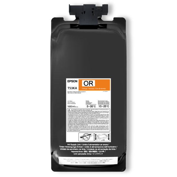 Epson UltraChrome DS Orange Ink 1.6 Liter for SureColor F6470H (2 Pack)	