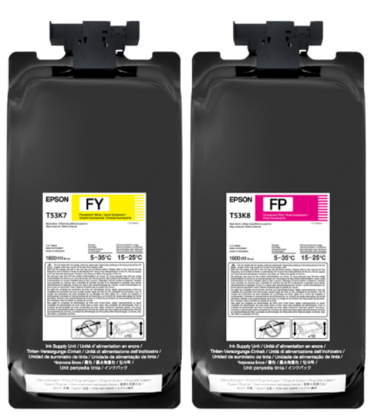 Epson UltraChrome DS Initial Ink Pack Fluorescent Yellow and Pink for SureColor F6470H	