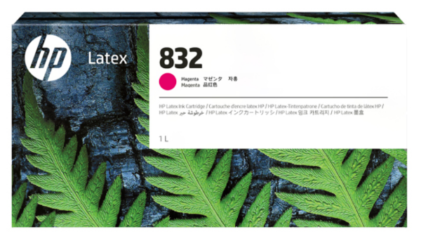 HP 832 1-Liter Magenta Ink Cartridge for Latex 630/630 W/700, 700W