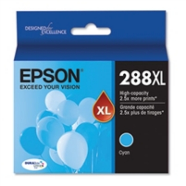 Epson DuraBrite 288 Ultra High Yield Cyan Ink Cartridge   T288XL220 S