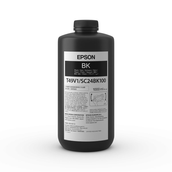Epson UltraChrome T49 Black Ink 1L Bottle for SureColor V7000