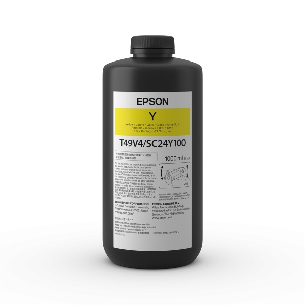 Epson UltraChrome T49 Yellow Ink 1L Bottle for SureColor V7000