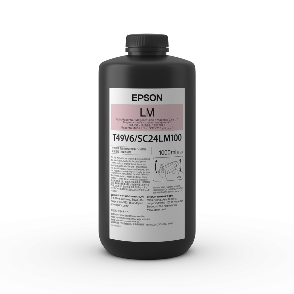 Epson UltraChrome T49 Light Magenta Ink 1L Bottle for SureColor V7000
