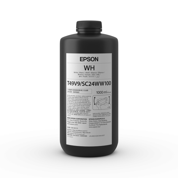 Epson UltraChrome T49 White Ink 1L Bottle for SureColor V7000
