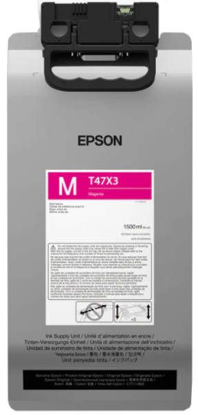 Epson UltraChrome T47 Magenta Ink for F3070 - 1.5L Bag
