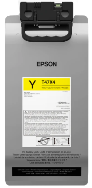 Epson UltraChrome T47 Yellow Ink for F3070 - 1.5L Bag