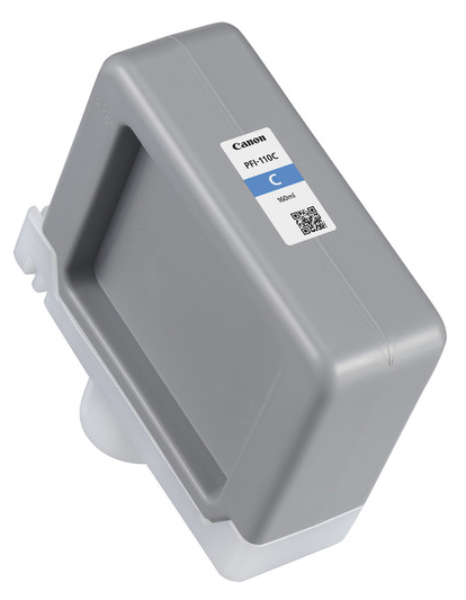 Canon PFI-110C Cyan Ink Tank (160mL) for imagePROGRAF TX-3000/TX-3100/TX-3200/TX-3300/TX-3310/TX4000/TX-4100/TX-4200/TX-4300/TX-4310 - 2365C001AA