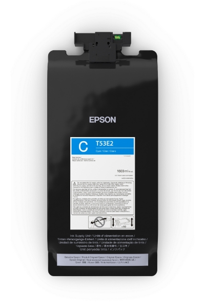 Epson Ultrachrome PRO6 Cyan Ink 1.6L Bag for SureColor P8570DL - T53E220