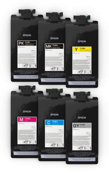 Epson P-Series Starter Ink Set 1.6L Bag of 6 for SureColor P8570DL - T53EM20	