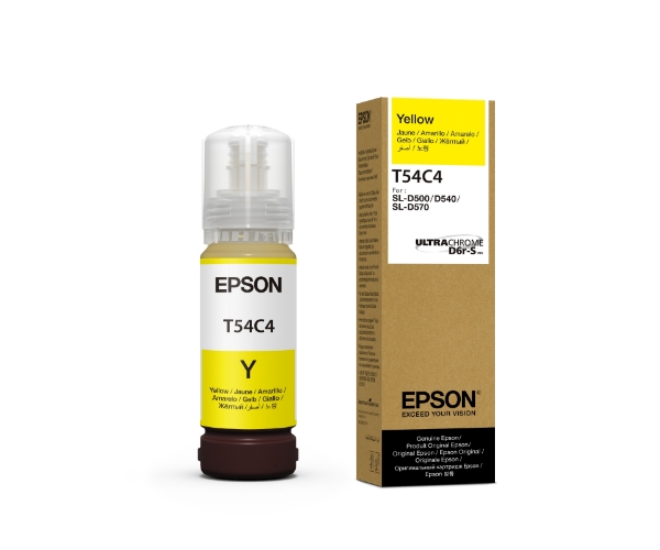 Epson UltraChrome T54C Yellow 70mL Ink Bottle for SureLab D570
