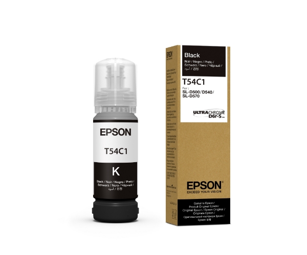 Epson UltraChrome T54C Black 70mL Ink Bottle for SureLab D570