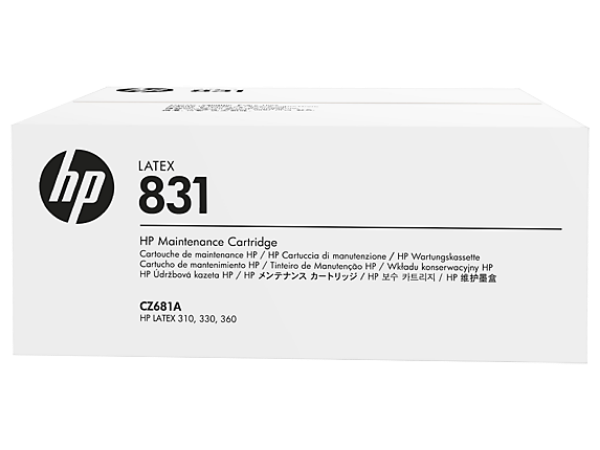 HP 831 Maintenance Cartridge for HP Latex 115, 310, 315, 330, 335, 360, 365, 370, 560, 570 - CZ681A