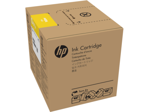 HP 871A 3-Liter Yellow Latex Ink Cartridge for Latex 370, 570 - G0Y81D