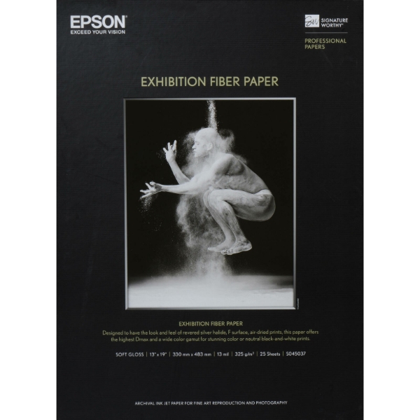 EPSON Exhibition Fiber Paper 13"x19" 325gsm 25 Sheets