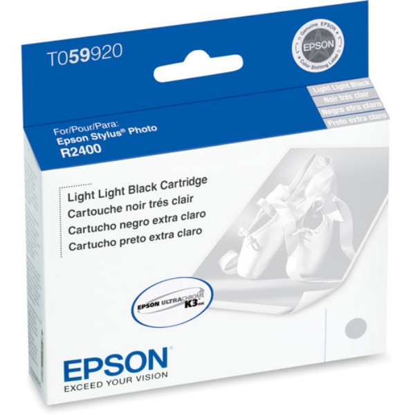 Epson T059 UltraChrome K3 Light Light Black Ink for Stylus R2400 - T059920