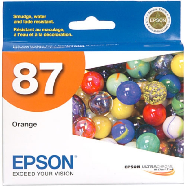 Epson 87 UltraChrome Ink Orange for Stylus Photo R1900 T087920	