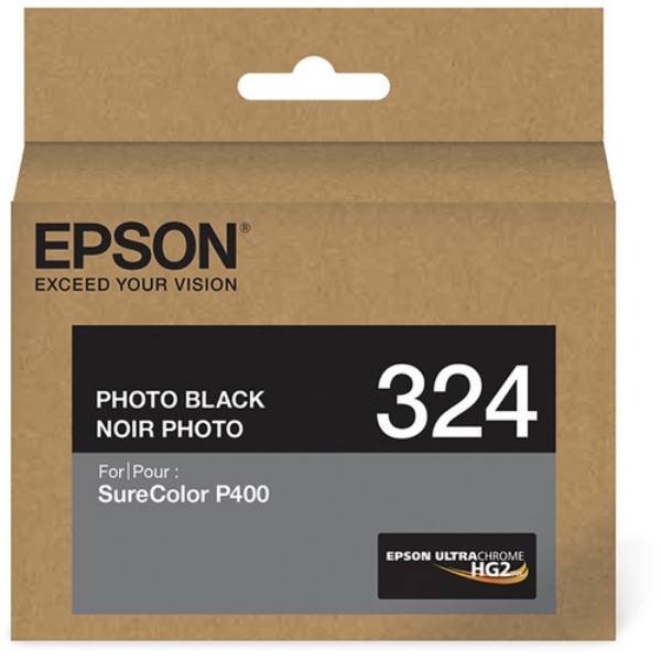 Epson 324 14mL Photo Black Ink Cartridge for SureColor P400 - T324120