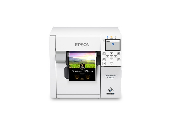 Epson ColorWorks C4000 4" Gloss Inkjet Label Printer