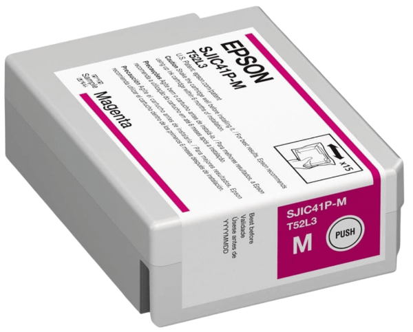 EPSON SJIC41P-M Magenta Ink Cartridge for ColorWorks CW-C4000