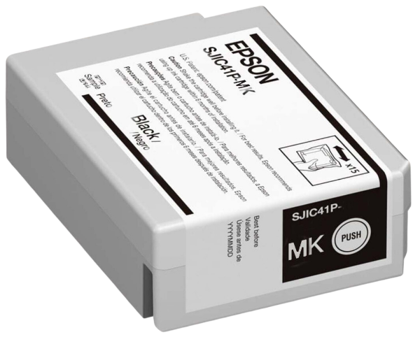 EPSON SJIC41P-MK Matte Black Ink Cartridge for ColorWorks CW-C4000 (Matte)