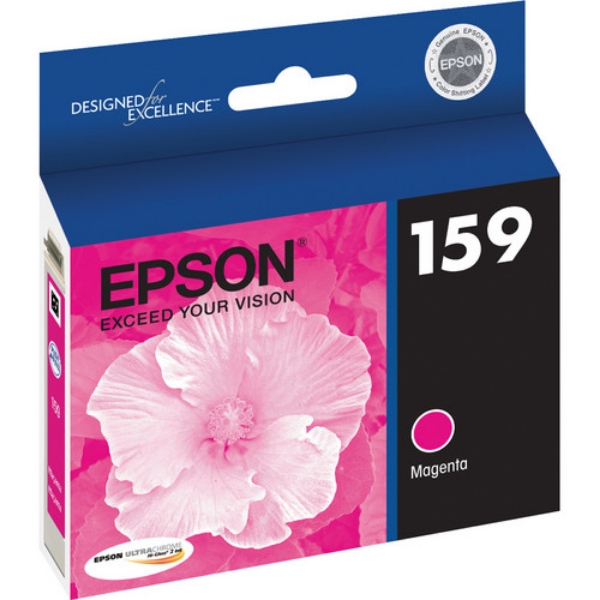 Epson 159 UltraChrome Hi-Gloss 2 Magenta Ink Cartridge for Stylus R2000 - T159320 