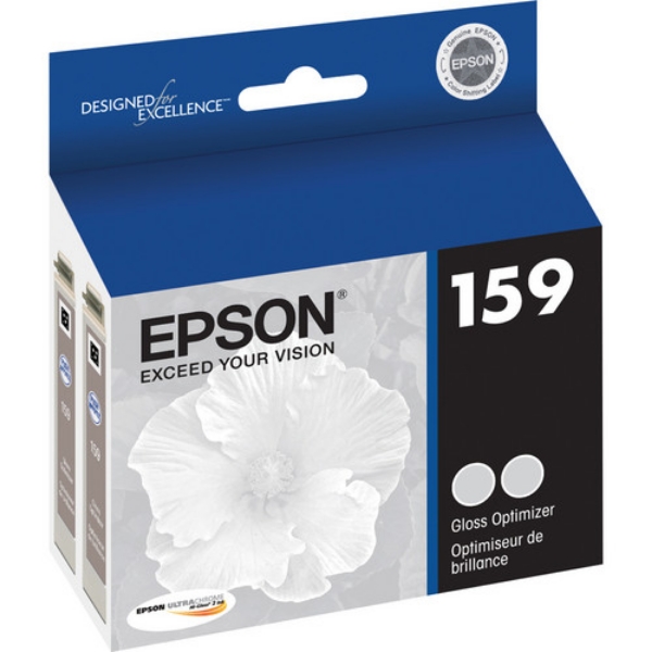 Epson 159 UltraChrome Hi-Gloss 2 Gloss Optimizer Ink Cartridges (2 Pack) for Stylus R2000 - T159020