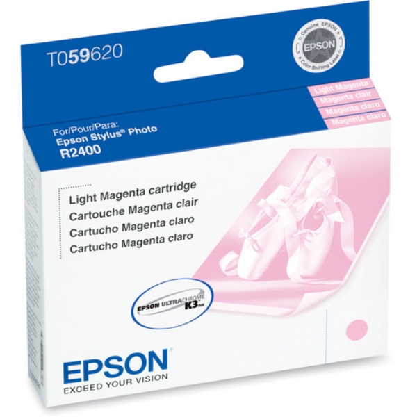 Epson T059 UltraChrome K3 Light Magenta Ink for Stylus R2400 - T059620