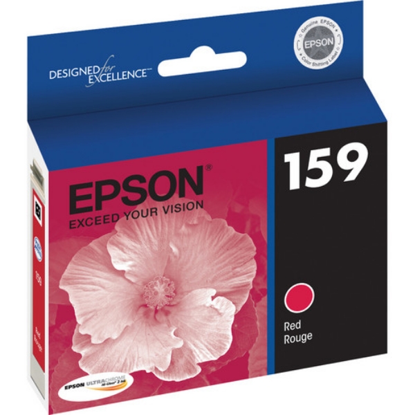 Epson 159 UltraChrome Hi-Gloss 2 Red Ink Cartridge for Stylus R2000 - T159720