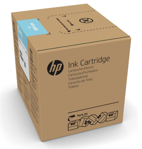 HP 872 3-liter Light Cyan Latex Ink Cartridge for R1000 - G0Z05A