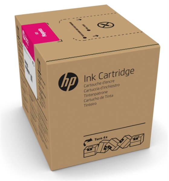 HP 872 3-liter Magenta Latex Ink Cartridge for R1000 - G0Z02A