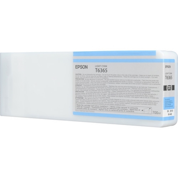 Epson UltraChrome HDR Ink Light Cyan 700ml for Stylus Pro 7890, 7900, WT7900, 7900CTP, 9890, 9900 - T636500