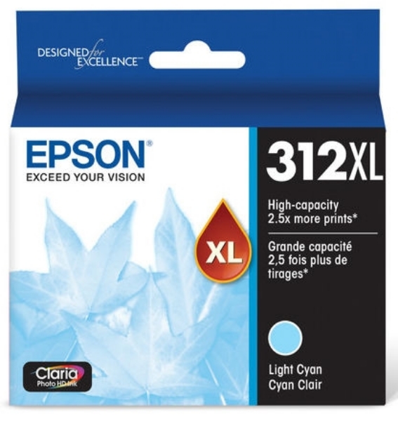 Epson 312XL Claria Photo HD Light Cyan Ink for XP 8500 T312XL520S