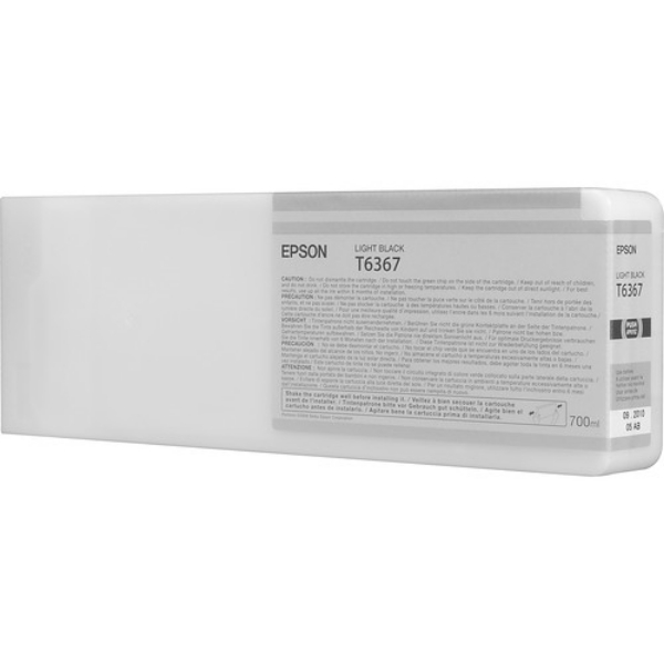 Epson UltraChrome HDR Ink Light Black 700ml for Stylus Pro 7890, 7900, 9890, 9900 - T636700