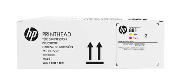 HP 881 Yellow and Magenta Latex Printhead for HP Latex 1500, 3200, 3600, 3800