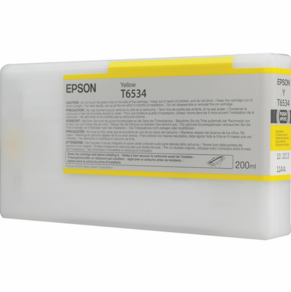 Epson UltraChrome HDR Ink Yellow 200ml for Stylus Pro 4900 - T653400