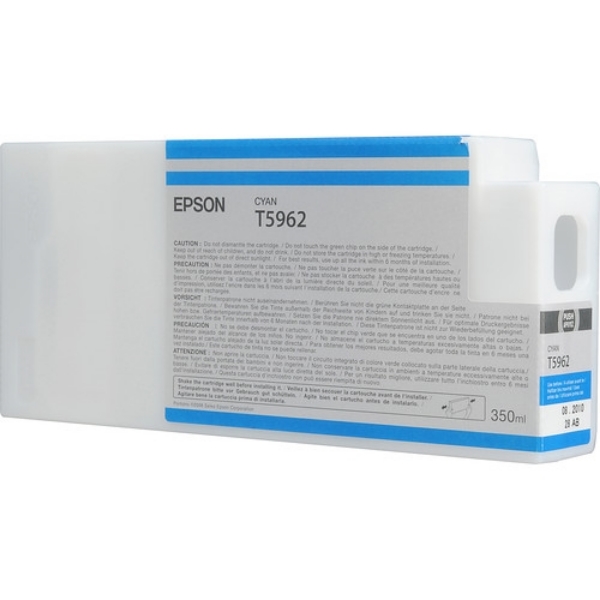 Epson UltraChrome HDR Ink Cyan 350ml for Stylus Pro 7700, 7890, 7900, 9700, 9890, 9900, WT7900, 7900CTP T596200	