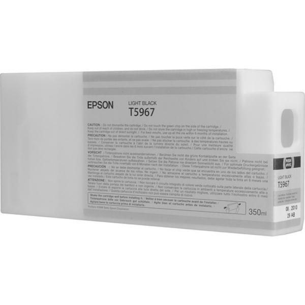 Epson UltraChrome HDR Ink Light Black 350ml for Stylus Pro 7890, 7900, 9890, 9900 T596700	