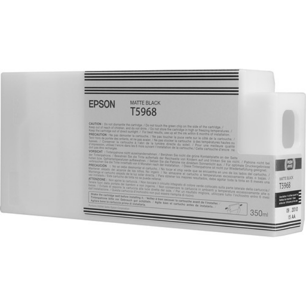 Epson UltraChrome HDR Ink Matte Black 350ml for Stylus Pro 7700, 7890, 7900, 9700, 9890, 9900 - T596800