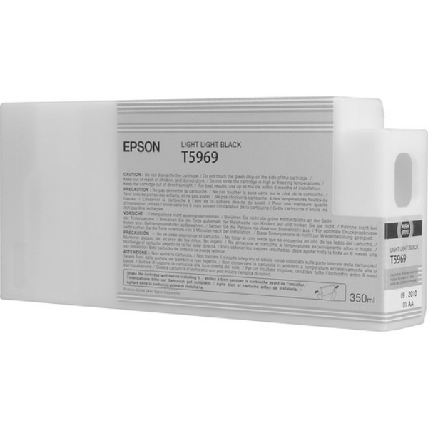 Epson UltraChrome HDR Ink Light Light Black 350ml for Stylus Pro 7890, 7900, 9890, 9900 - T596900