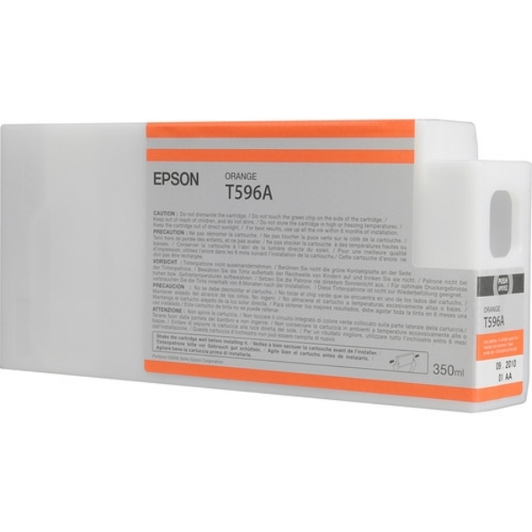 Epson UltraChrome HDR Ink Orange 350ml for Stylus Pro 7900, WT7900, 7900CTP, 9900 T596A00	