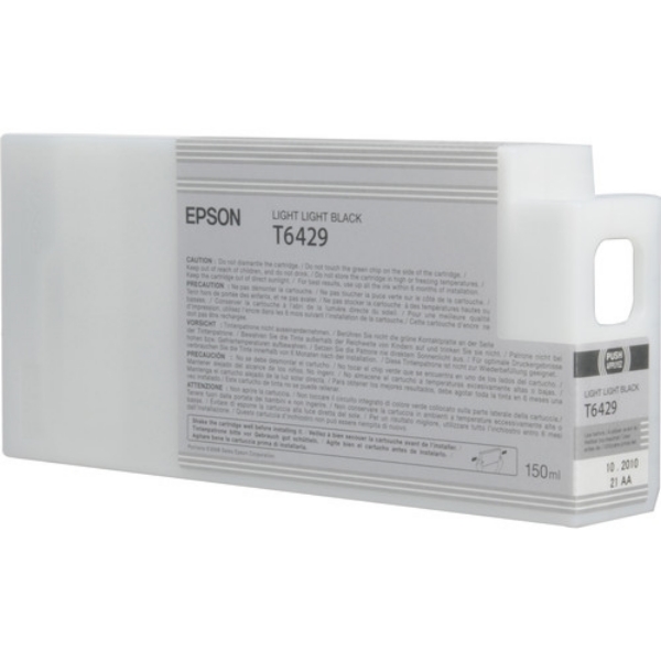 Epson UltraChrome HDR Ink Light Light Black 150ml for Stylus Pro 7890, 7900, 9890, 9900 - T642900