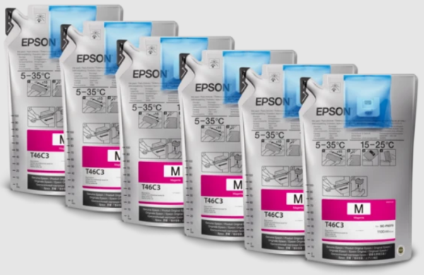 Epson UltraChrome DS Magenta Ink 1.1 Liter (6 Pack) for SureColor F6370, F9470, F9470H	