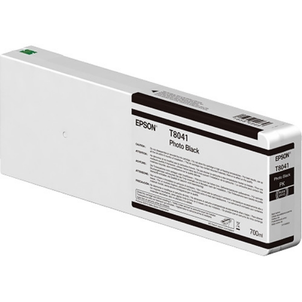 Epson UltraChrome HD 700mL Photo Black Ink Cartridge for SureColor P6000, P7000, P8000, P9000 T804100	