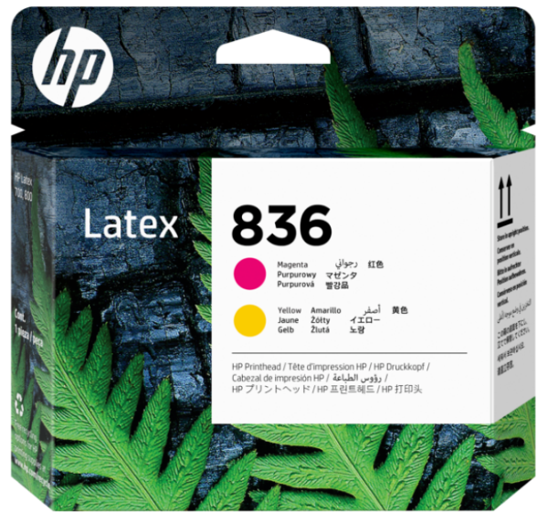 HP 836 Magenta/Yellow Printhead for Latex 630, 630 W, 700, 700 W, 800, 800 W