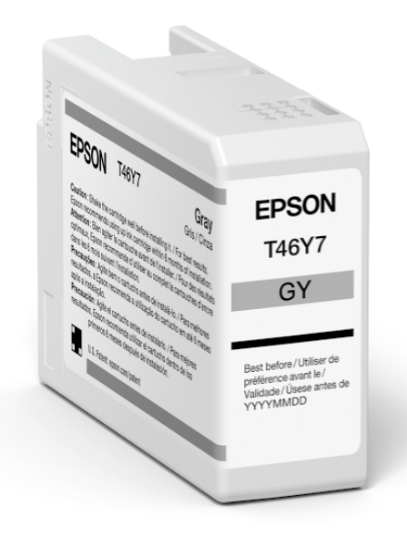 Epson UltraChrome PRO10 50ml Gray Ink for SureColor P900 - T46Y700