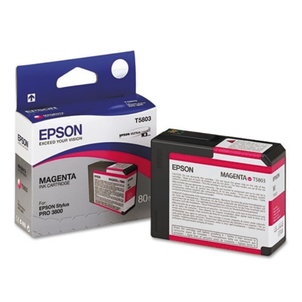 Epson T580 UltraChrome K3 Magenta Ink 80ml for Stylus Pro 3800 - T580300