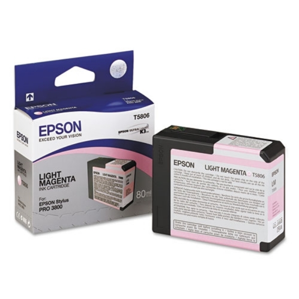 Epson T580 UltraChrome K3 Light Magenta Ink 80ml for Stylus Pro 3800 - T580600