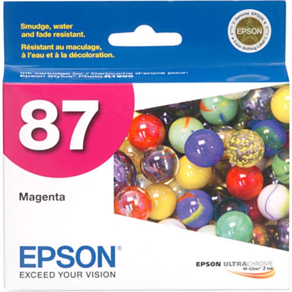 Epson 87 UltraChrome Ink Magenta for Stylus Photo R1900 T087320